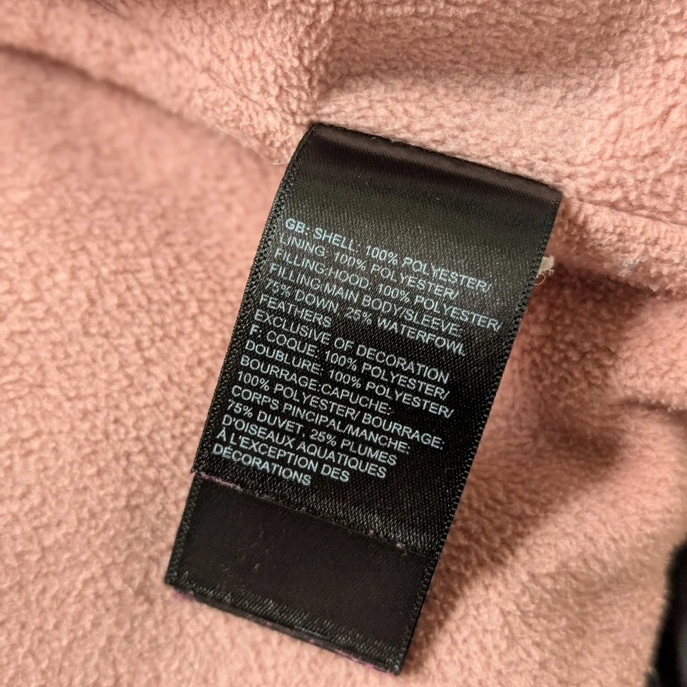 The North Face Moondoggy 550 Fill Power in Black/Pink Clay - Size XS/6 - Picture 11 of 12